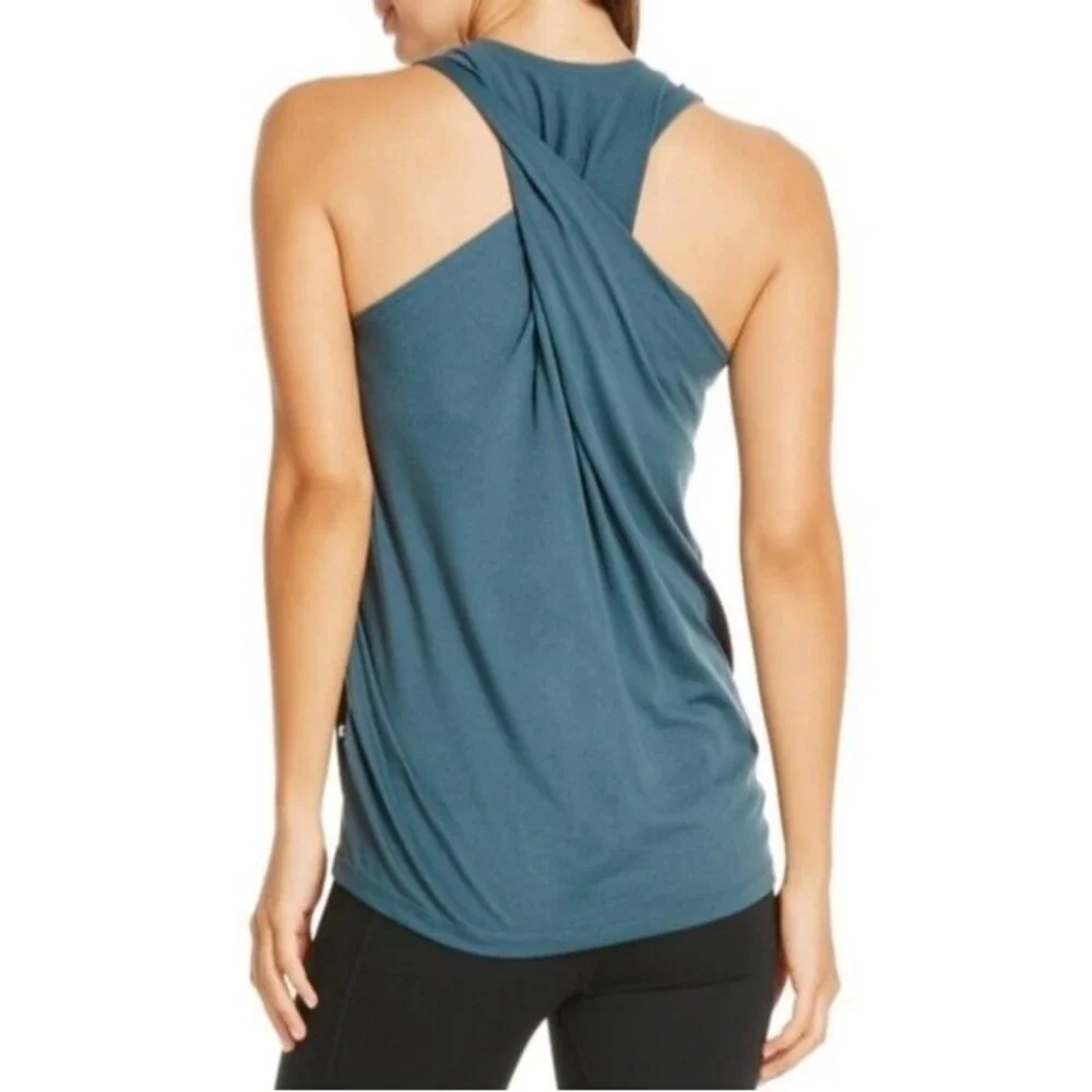 Fabletics Pryor Tank, Size XS, Dusk / Dark Blue, Excellent Used Condition